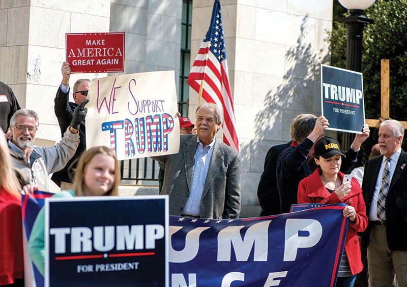 Republicans rally for Trump in downtown Salisbury - Salisbury Post ...