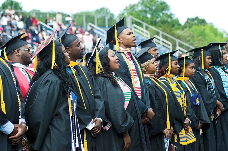 Speaker encourages Livingstone College graduates to look to the future