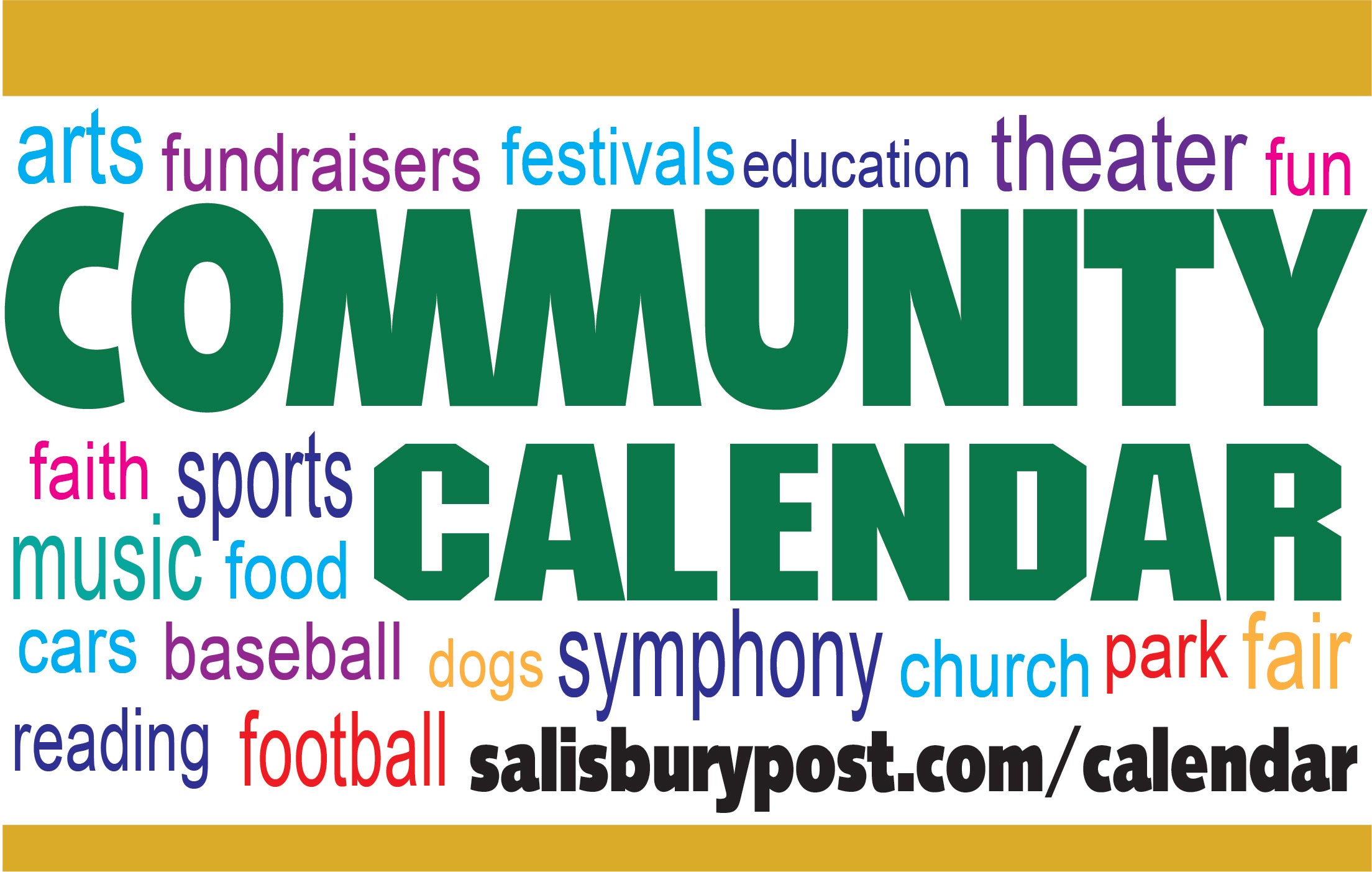 Community Calendar a partnership for all of Rowan Salisbury Post