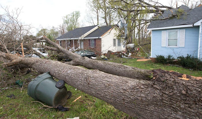 Spring storm spawns tornado that kills 1 in Greensboro, then dumps ...