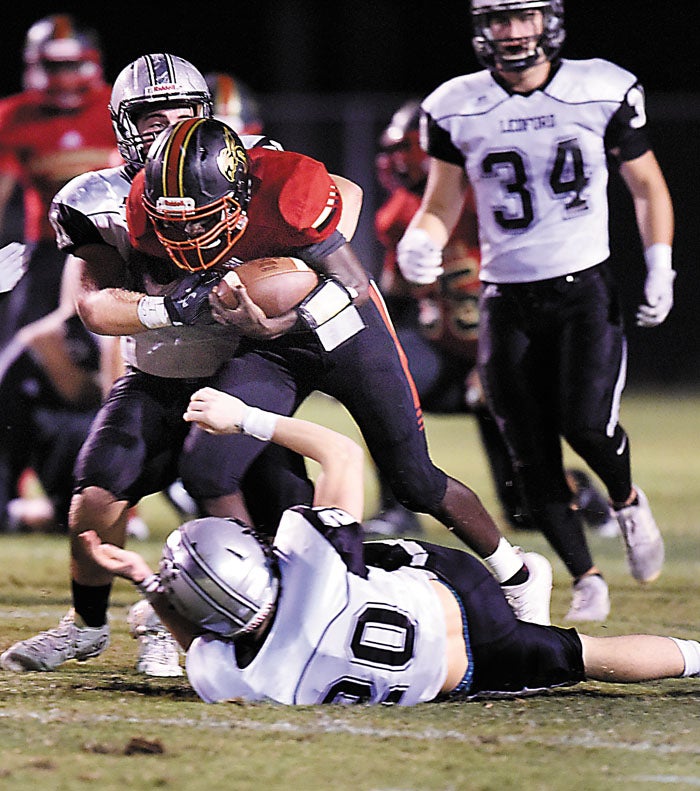 High school football: Ledford holds off Hornets - Salisbury Post