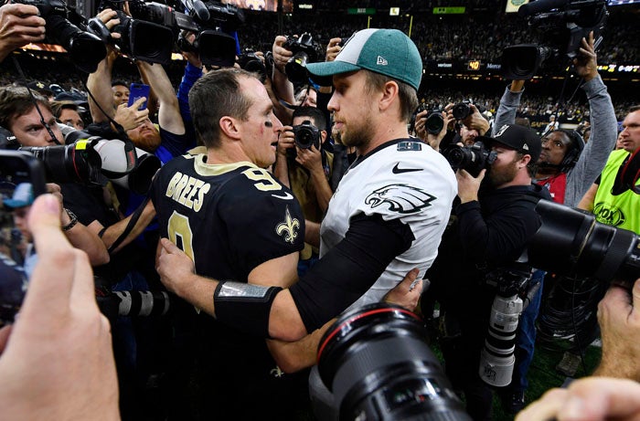 Saints rally past Eagles to reach NFC title game 