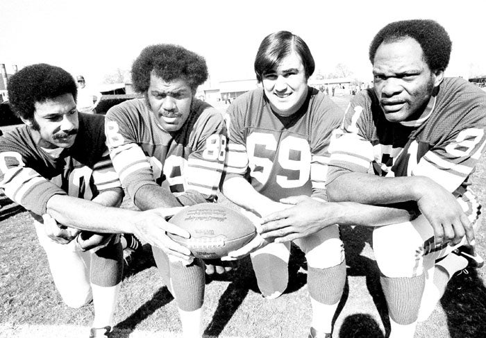 Defensive Tackle Alan Page, Jim Marshall, Carl Eller and Bobby