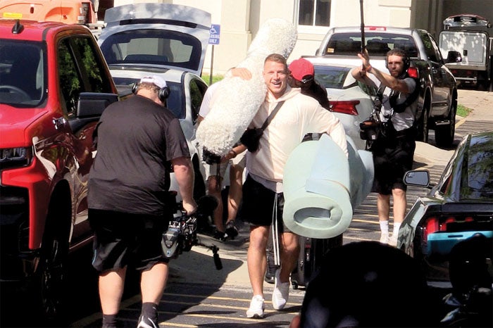 Panthers veterans arrive for training camp