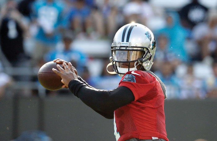 Cam's back: Panthers' QB throws with 'no limitations' - Salisbury Post