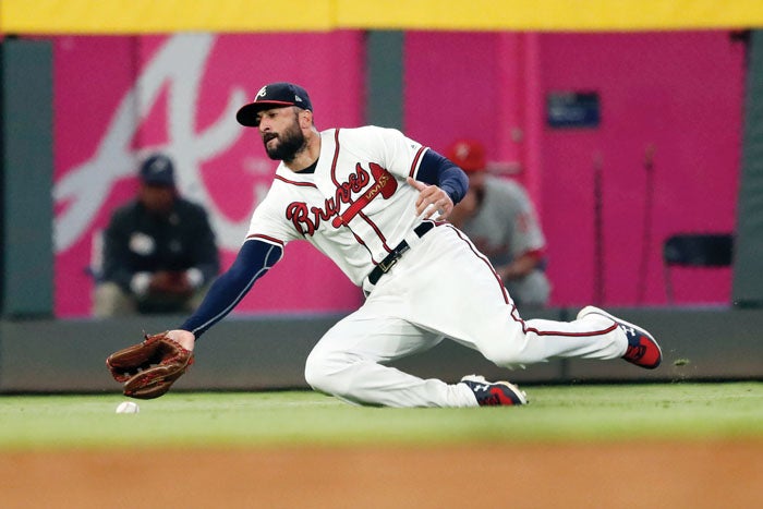 Braves place Adams, Albies on IL, reinstate Markakis