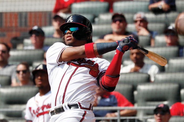 Acuña, Adrianza hit grand slams, Braves rout Pirates 20-1