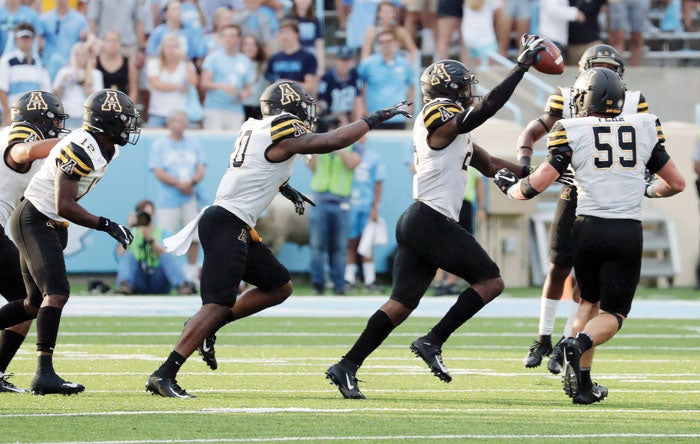 First meeting in 80 years: App State tops North Carolina - Salisbury ...