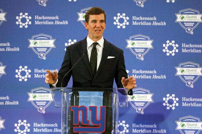 Giants QB Eli Manning retires after 16 seasons, two Super Bowl titles