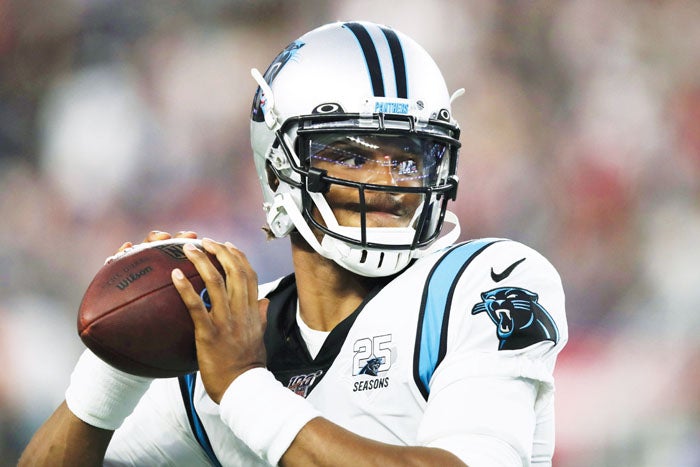 Cam Newton returns home to Carolina Panthers after Sam Darnold injury, Cam  Newton