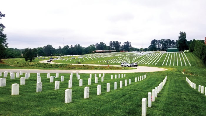 Locals take the time to remember veterans at Salisbury's national ...