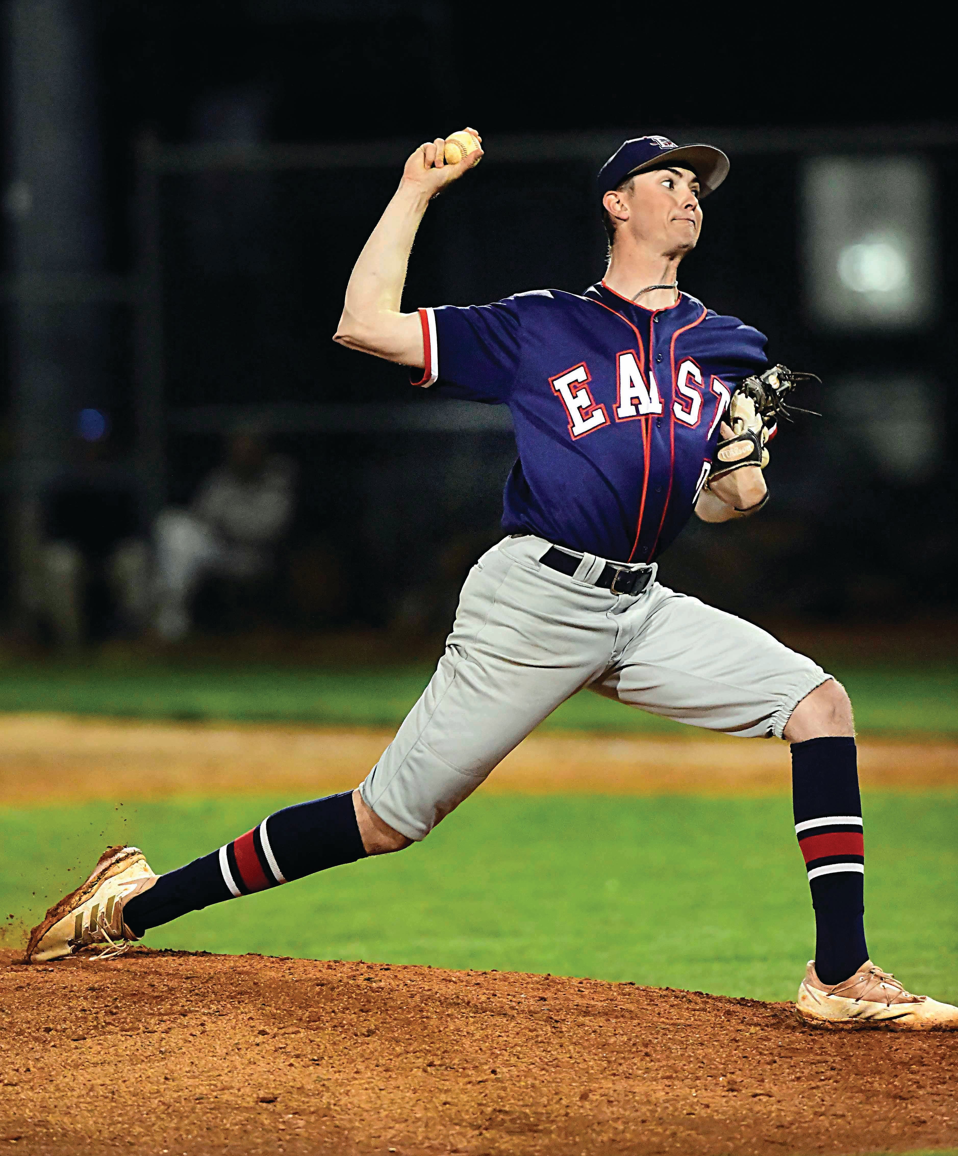 High school baseball roundup East tops South in pitchers' duel; West