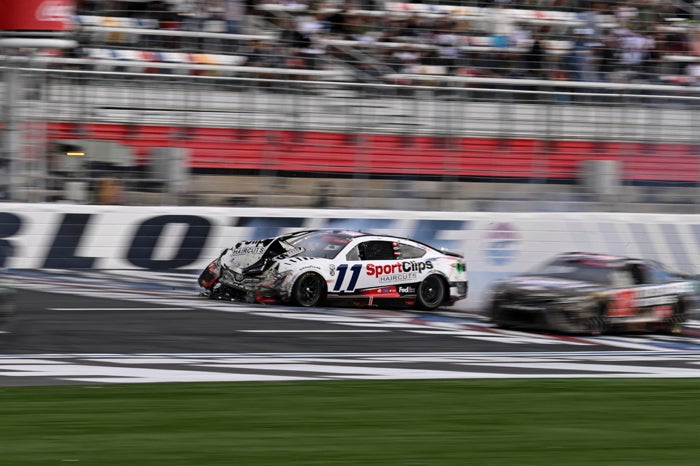 NASCAR suspends Chase Elliott for wrecking Denny Hamlin