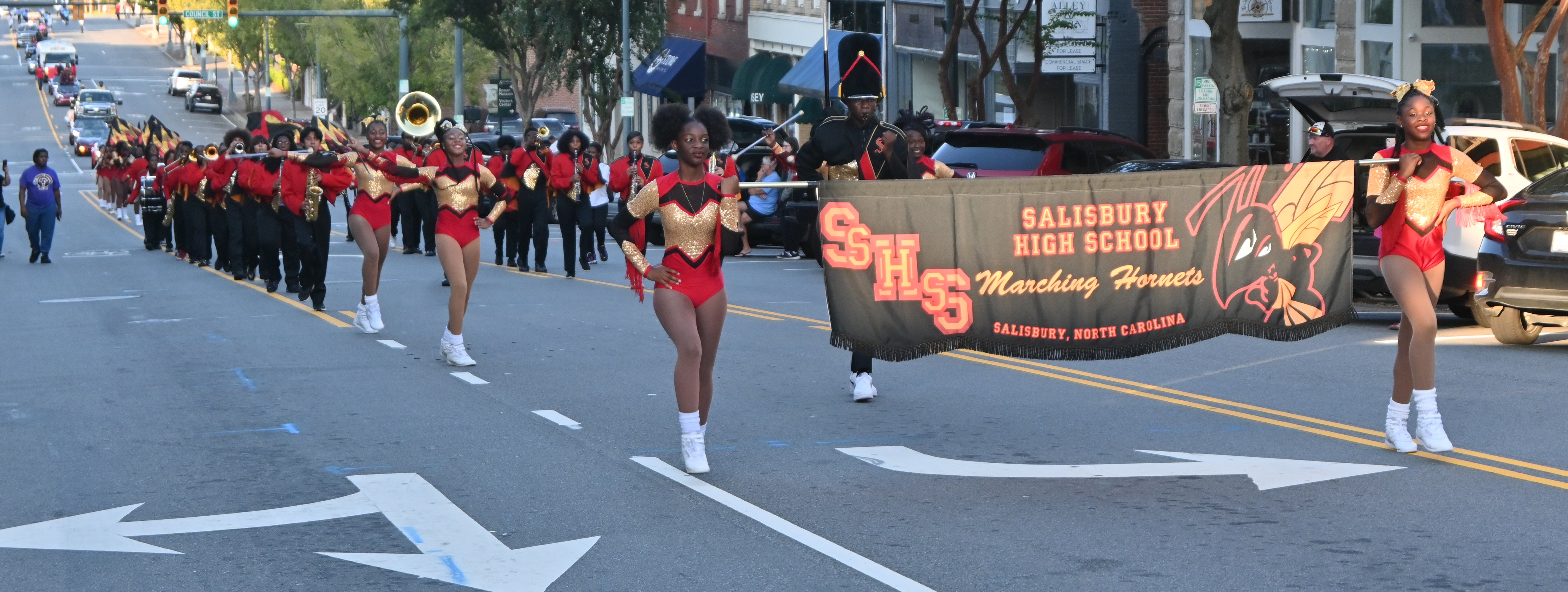 Salisbury High Parade makes its way down Main Street