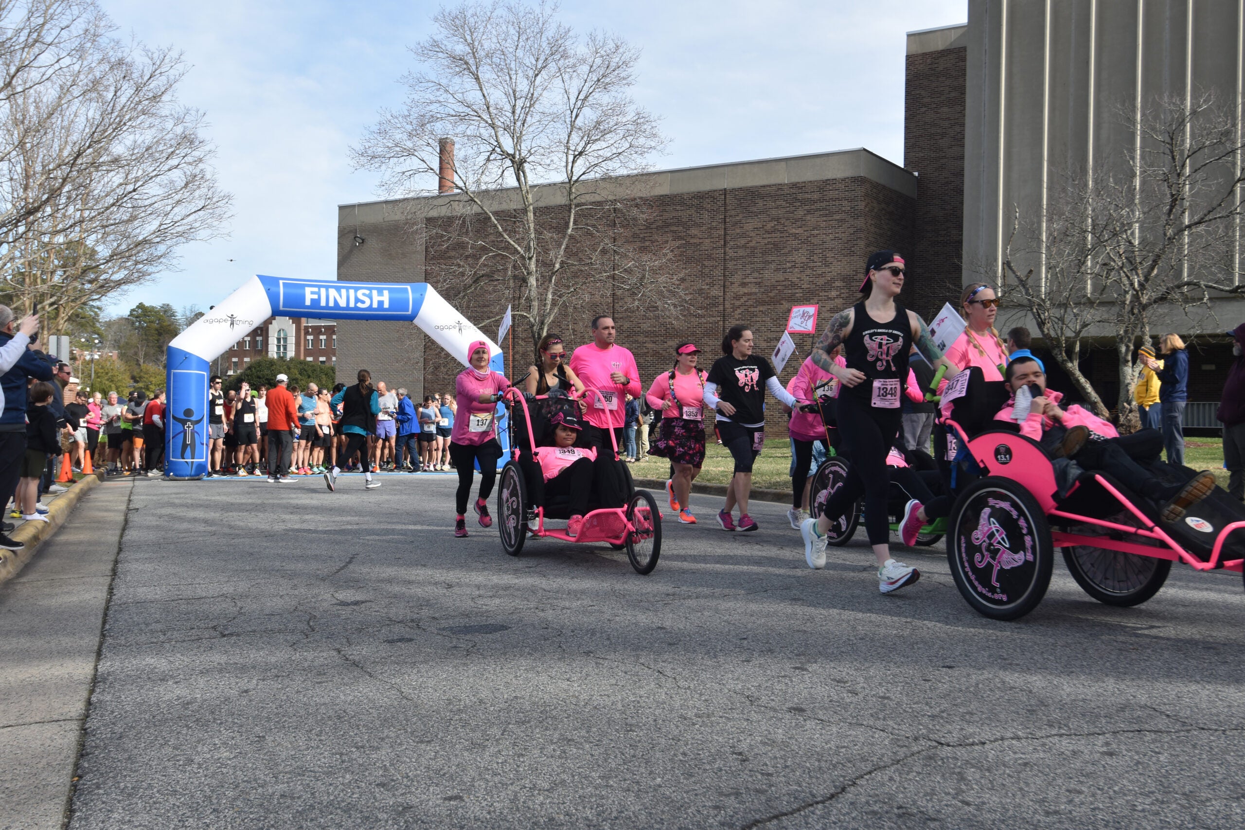 Breast cancer walk has turnout of 400