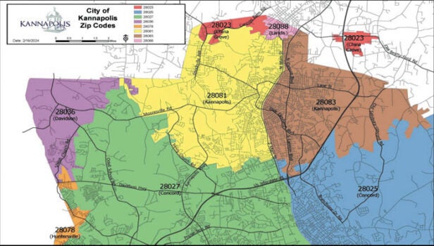 Kannapolis City Council agrees to formally enact alternate city line ...