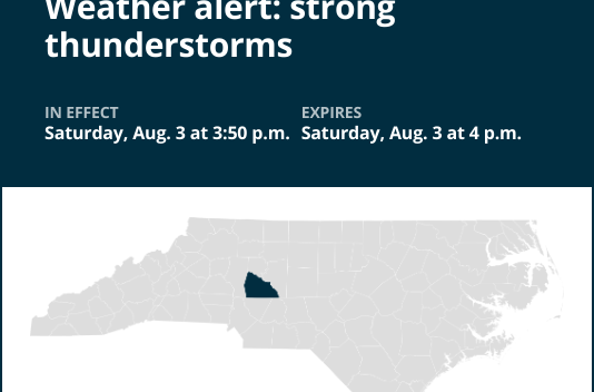 Brace for pea-sized hail with thunderstorms to hit Rowan County Saturday