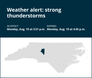 Update: Pea-sized hail anticipated with thunderstorms to hit Davidson County Monday