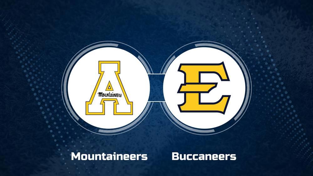 Where to Watch Appalachian State vs. East Tennessee State on TV or Streaming Live - August 31