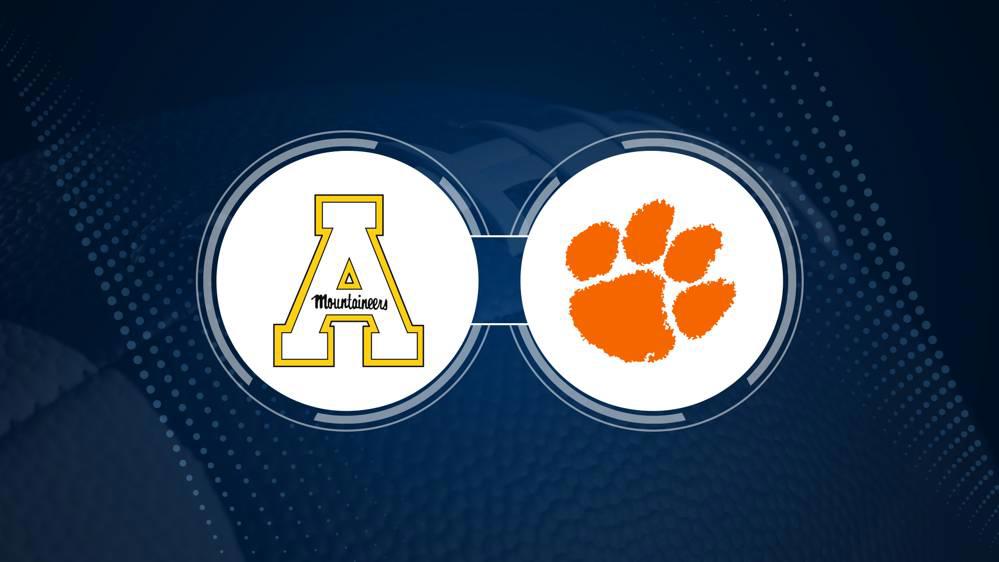 Appalachian State vs. Clemson: Odds, spread, and over/under - Sept. 7