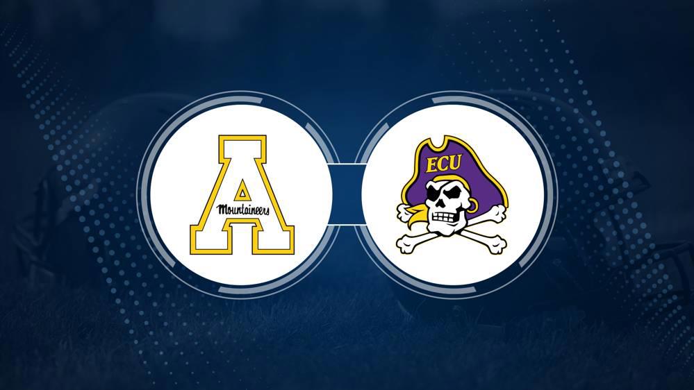 Appalachian State vs. East Carolina: Odds, spread, and over/under - Sept. 14