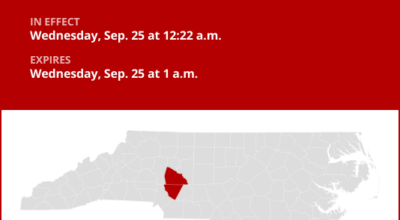 Update: Thunderstorms with damaging winds in Cabarrus and Rowan counties Wednesday