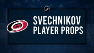 Andrei Svechnikov Player Prop Bets for the Hurricanes vs. Bruins Game - October 31