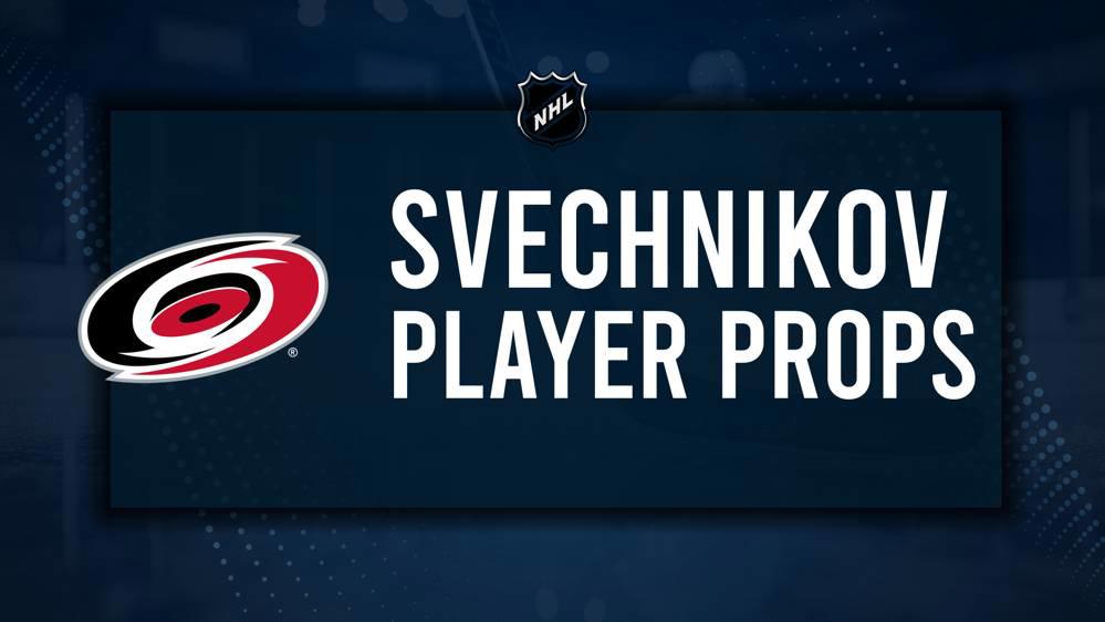 Andrei Svechnikov Player Prop Bets for the Hurricanes vs. Kraken Game - October 26