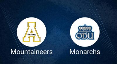 Appalachian State vs. Old Dominion Nov. 2 Tickets & Start Time