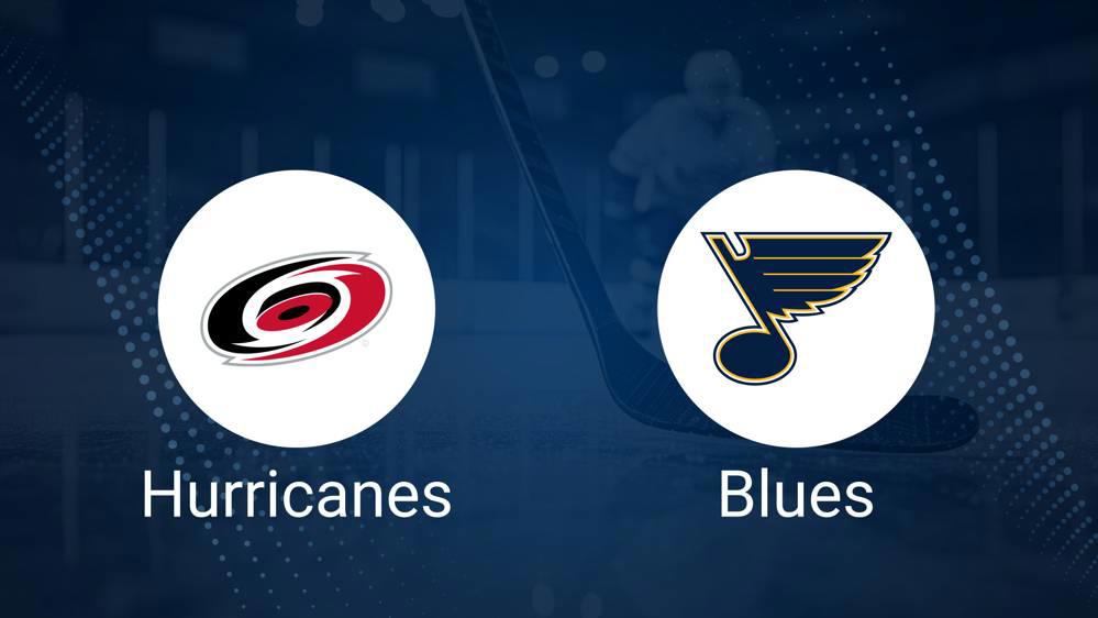 How to Pick the Hurricanes vs. Blues Game with Odds, Spread, Betting Line and Stats – October 19