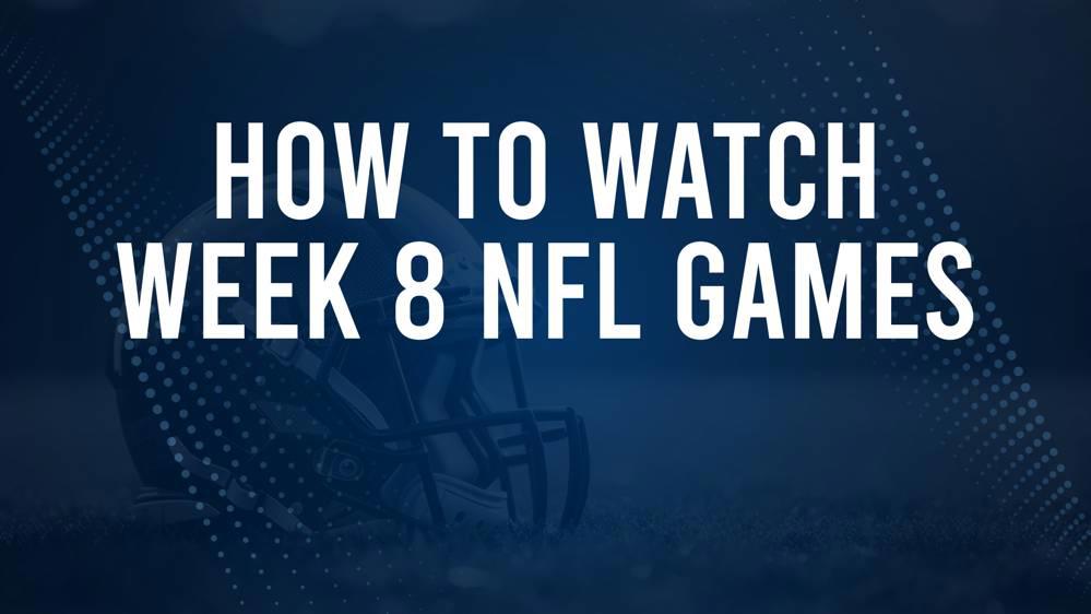 NFL week 8 tv schedule, broadcasts, start times, channels