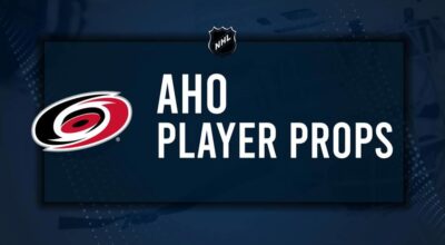 Sebastian Aho Player Prop Bets for the Hurricanes vs. Bruins Game - October 31