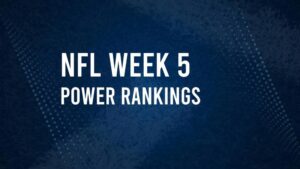 Vikings, Steelers, Week 5 NFL Power Rankings