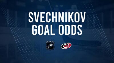 Will Andrei Svechnikov Score a Goal Against the Blues on October 19?