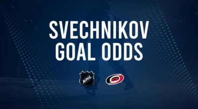 Will Andrei Svechnikov Score a Goal Against the Oilers on October 22?