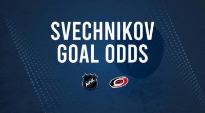 Will Andrei Svechnikov Score a Goal Against the Penguins on October 18?