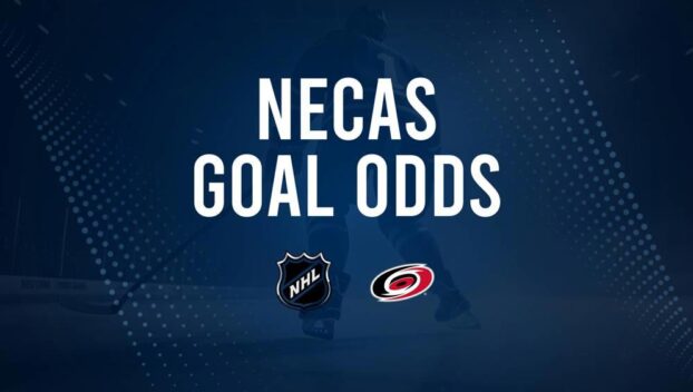 Will Martin Necas Score a Goal Against the Blues on October 19?