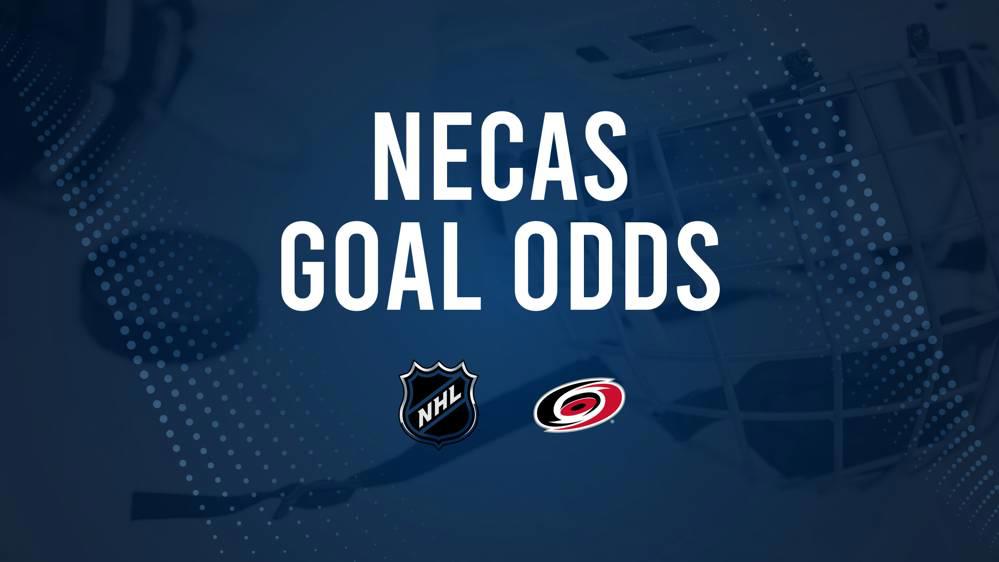 Will Martin Necas Score a Goal Against the Bruins on October 31?