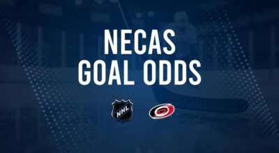 Will Martin Necas Score a Goal Against the Canucks on October 28?