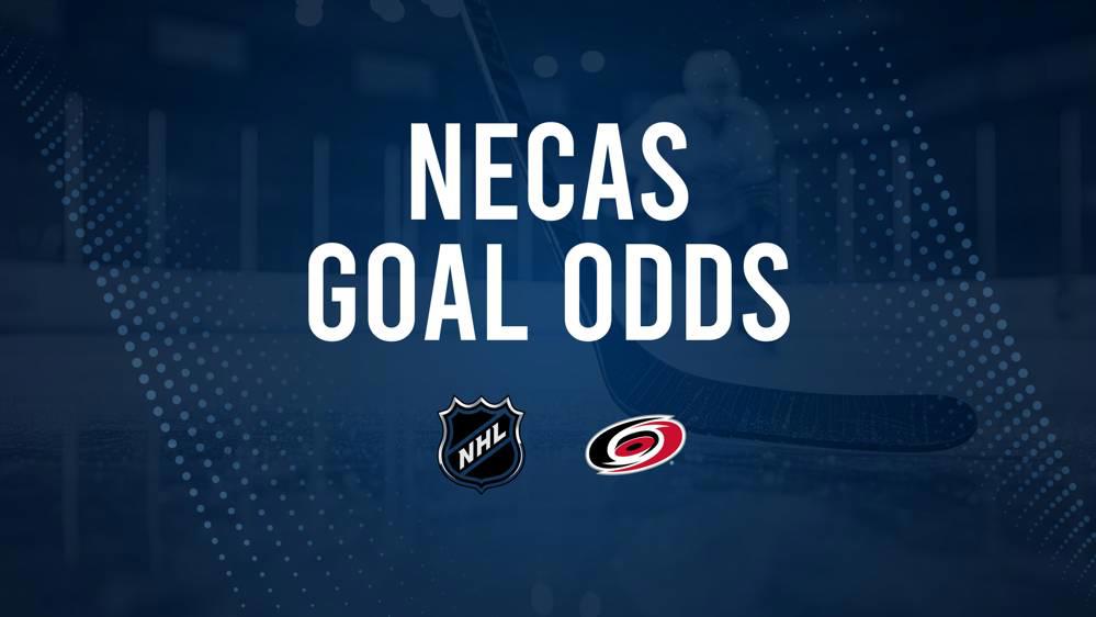 Will Martin Necas Score a Goal Against the Canucks on October 28?