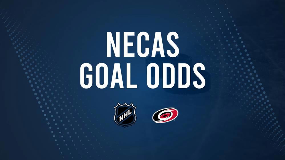 Will Martin Necas Score a Goal Against the Kraken on October 26?