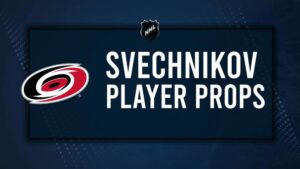 Andrei Svechnikov Player Prop Bets for the Hurricanes vs. Capitals Game - November 3