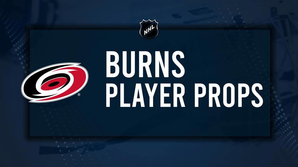 Brent Burns Player Prop Bets for the Hurricanes vs. Avalanche Game - November 9