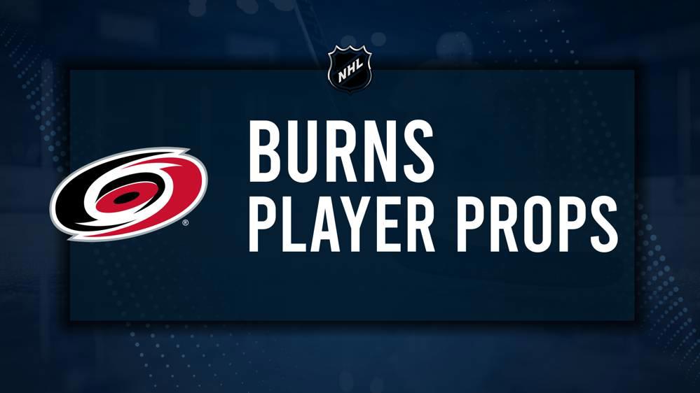 Brent Burns Player Prop Bets for the Hurricanes vs. Rangers Game - November 27