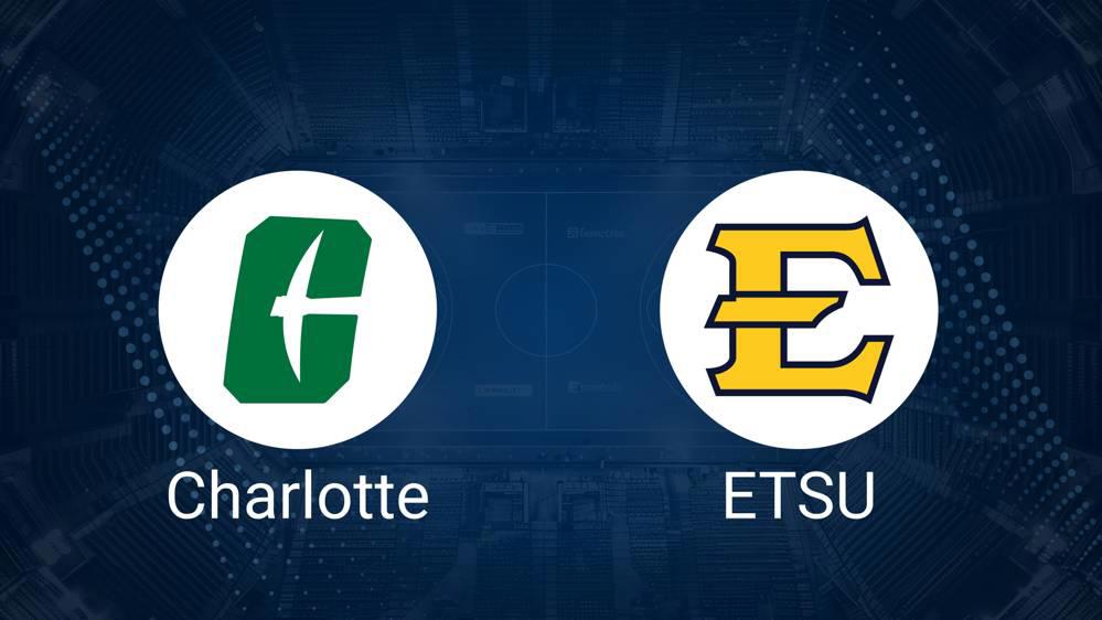 How to Watch Charlotte vs. East Tennessee State on TV or Live Stream - November 27