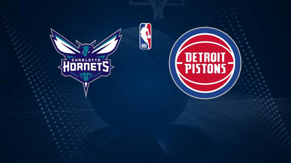 How to Watch the Hornets vs. Pistons Game: Streaming & TV Channel Info for November 6