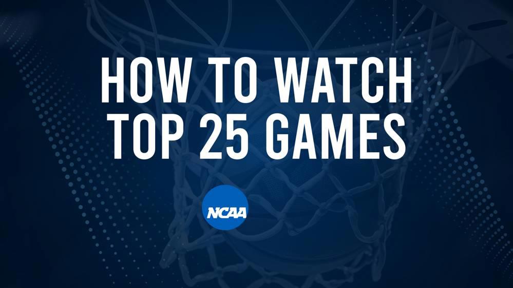 How to Watch Top 25 Women's College Basketball Games - Wednesday, November 13