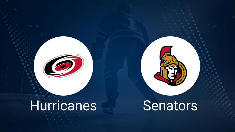 Hurricanes vs. Senators Injury Report Today - November 16