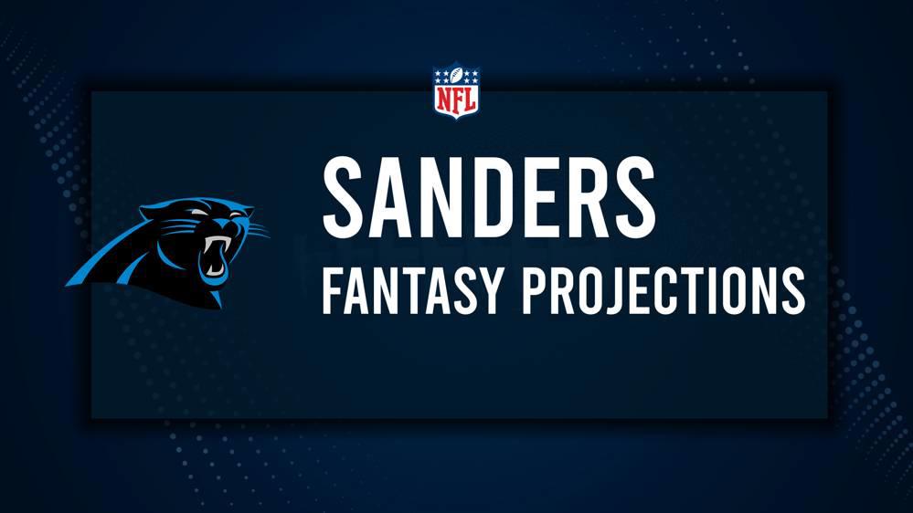 Ja'Tavion Sanders Fantasy Projections: Week 10 vs. the Giants