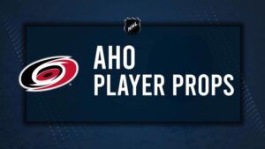 Sebastian Aho Player Prop Bets for the Hurricanes vs. Golden Knights Game - November 11